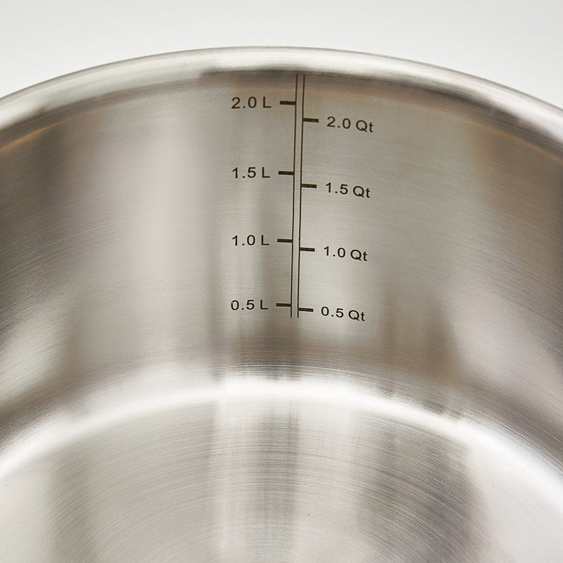 Batterie de cuisine en acier inoxydable 10 pièces Martha Stewart, Argent argent