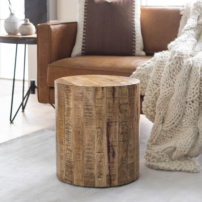 Pietra Modern End Table, Natural
