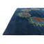 Tapis carré bleu marine Noell