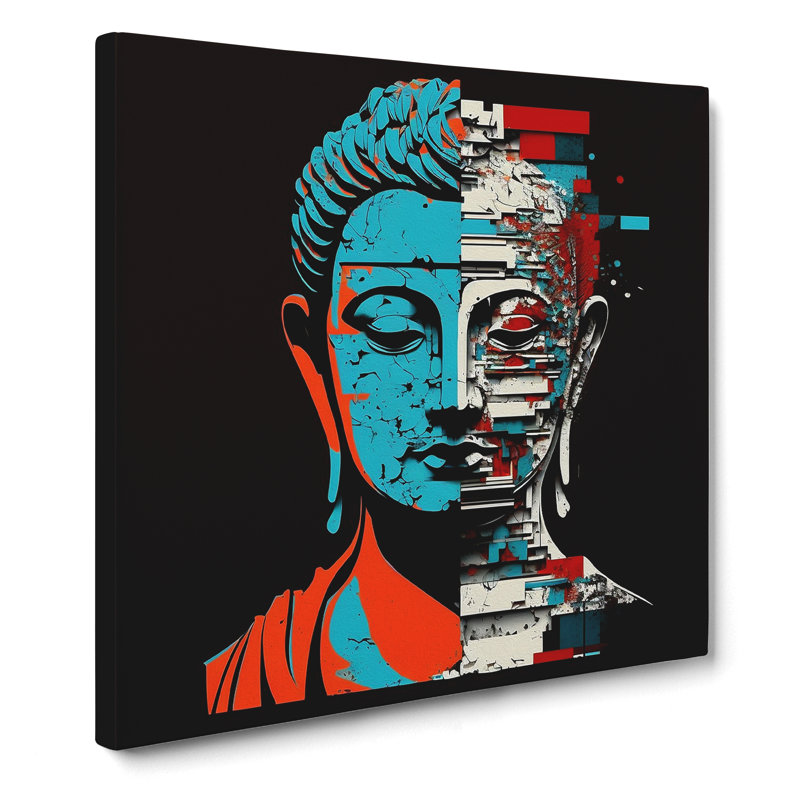 Buddha Constructivism - No Frame Print, 50cm H x 50cm W x 3cm D
