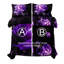 Ensemble de literie 3 pièces réversible rose en microfibre toutes saisons-122494924-122494926