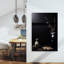 Impression d'art mural contemporain noir foncé-750210447