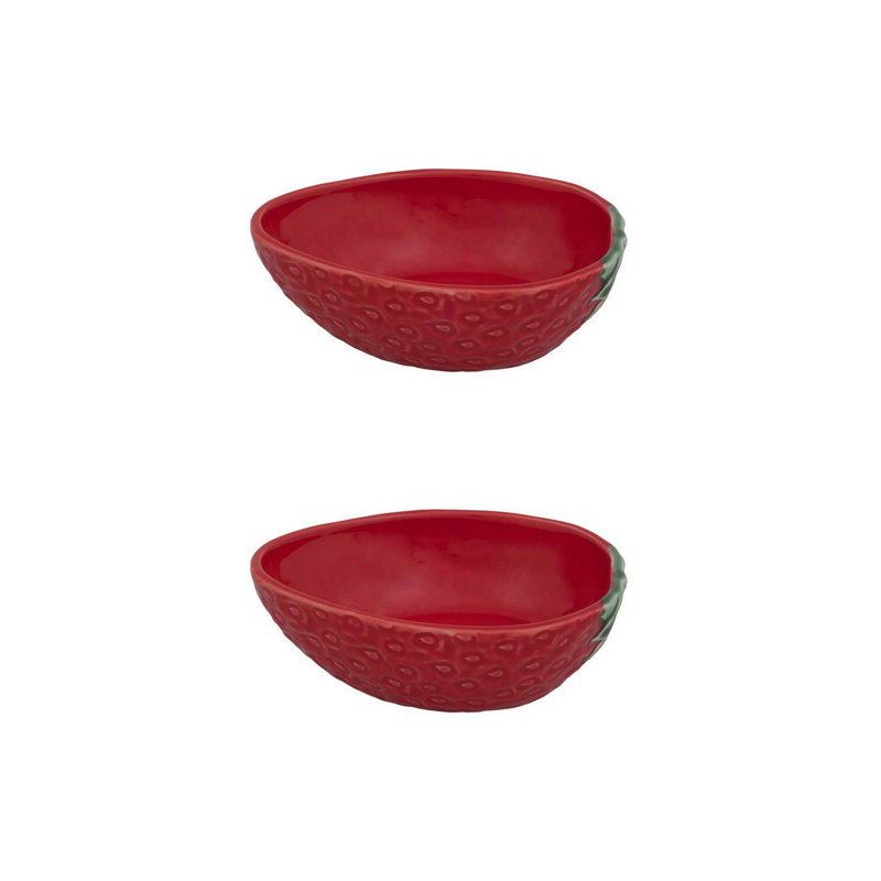 Strawberry Earthenware Cereal Bowl