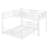  Arlia L-Shaped Metal Twin Over Full Size Bunk Bed-777598410