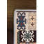 Tapis en polyester tissé à plat de style sud-ouest Reyer en ivoire / vert / bleu-306469191