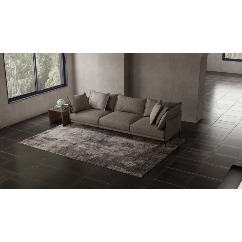 Meltzer Polyester Area Rug, Rectangle 5' x 7'6"