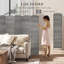 6 Ft Folding Room Divider, Privacy Screen for Home Office Bedroom