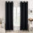 Decorative Silver Diamond Blackout Curtains(Set of 4)-1513832141-1513832135