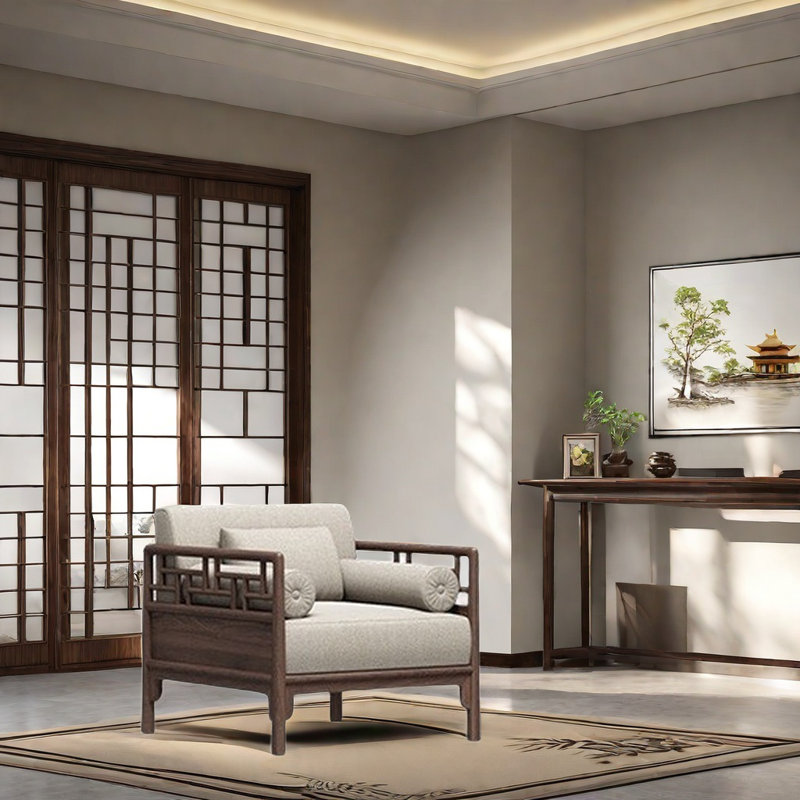 Nouveau canapé simple de style chinois