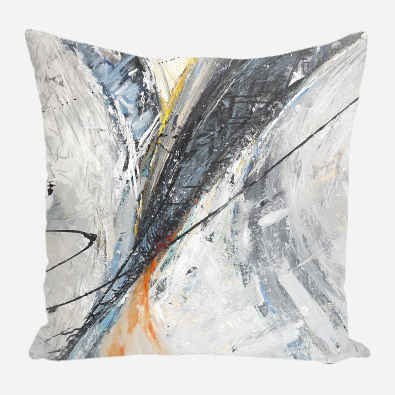 Coussin décoratif en lin, 9 po x 9 po