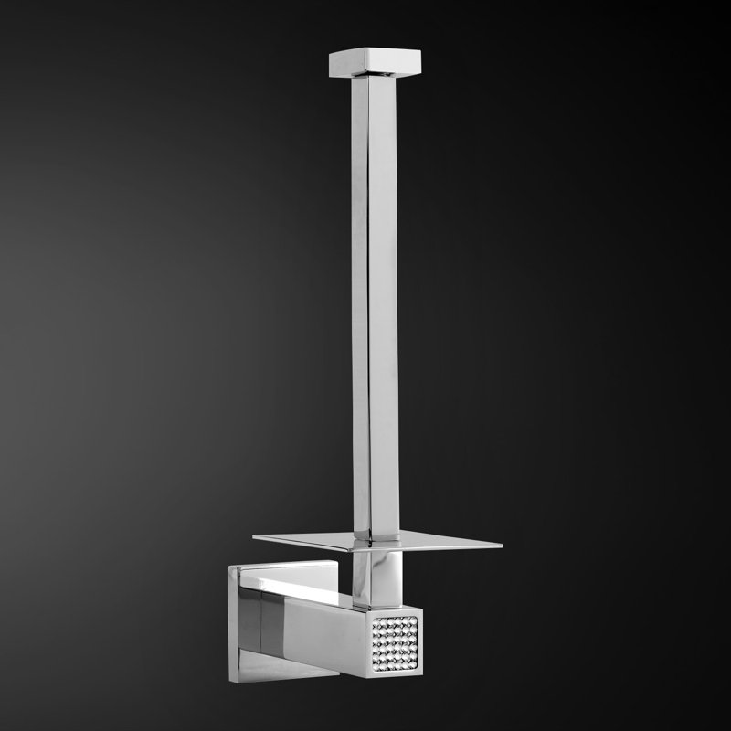 Porte-rouleau vertical Swarovski, Polished Chrome