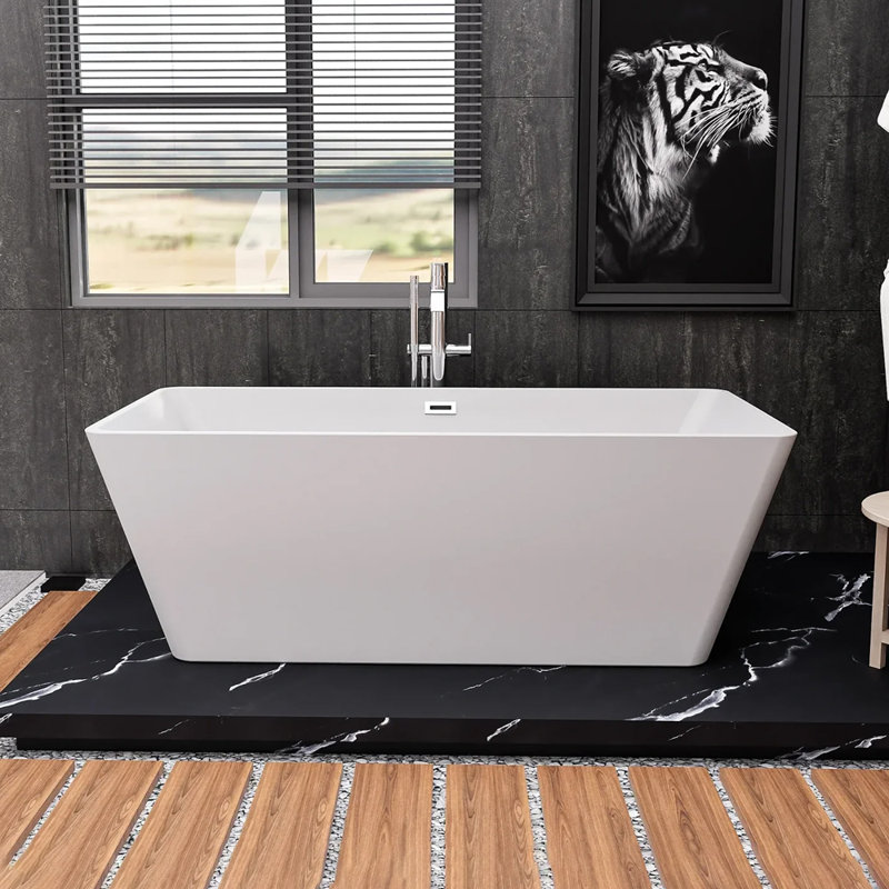 Baignoire autoportante en acrylique 59 po