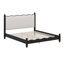 Wood Platform Bed With Upholstered Headboard-965774981-965774980