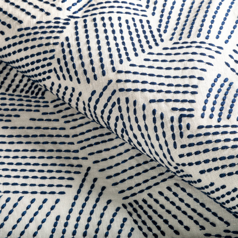 Rhapsody Chord Embroidery Fabric, Sea