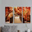 «Autumn Bridge», ensemble de 3 reproductions de photos sur toile-149379972