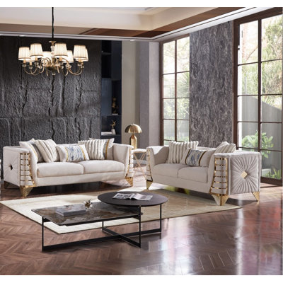 Tania 2 Piece Living Room Set 