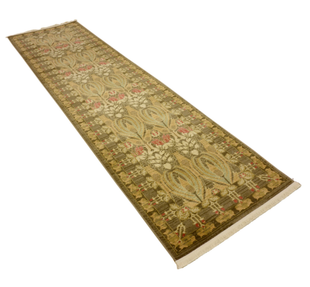 Moore Ikat Brown Area Rug Charlton Home® Rug 