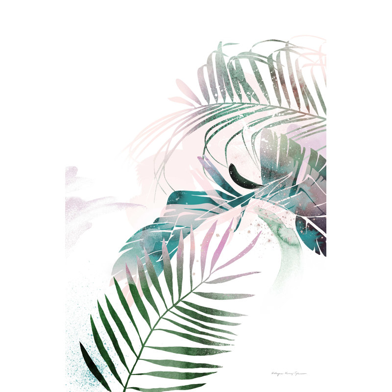 Floral tropical III, H 12 po x l 8 po