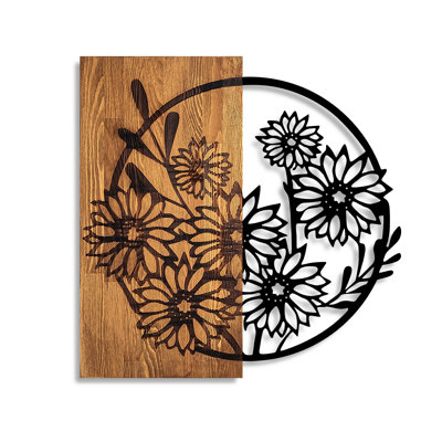 Handmade Wall Decor on Solid Wood