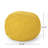 Bordeaux  Knitted Cotton Round Pouf, Yellow-962869141