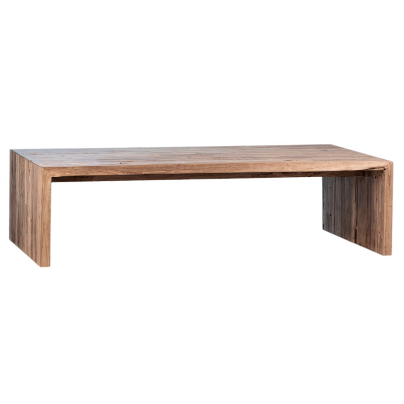 Chilton 60" Rectangular Reclaimed Teak Waterfall Coffee Table
