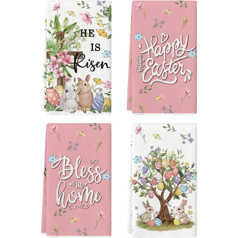 Lapin, arbre, lapin, œufs, Bless Our Home