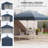 Pop Up Canopy Tent With 3 Sidewalls, Leg Weight Bags And Carry Bag