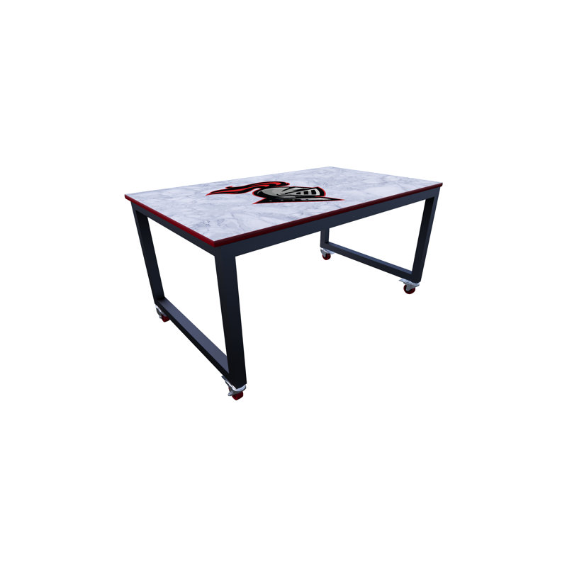Mobile Conversation Table - Open Sides, 30" H x 36" W x 60" D
