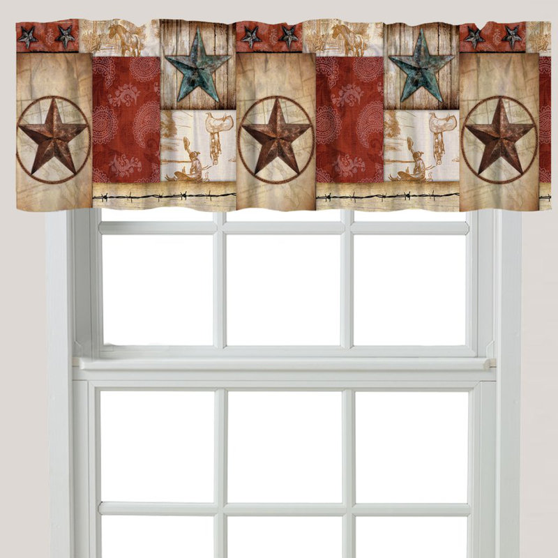 Fredela Patchwork Tailored Window Valance