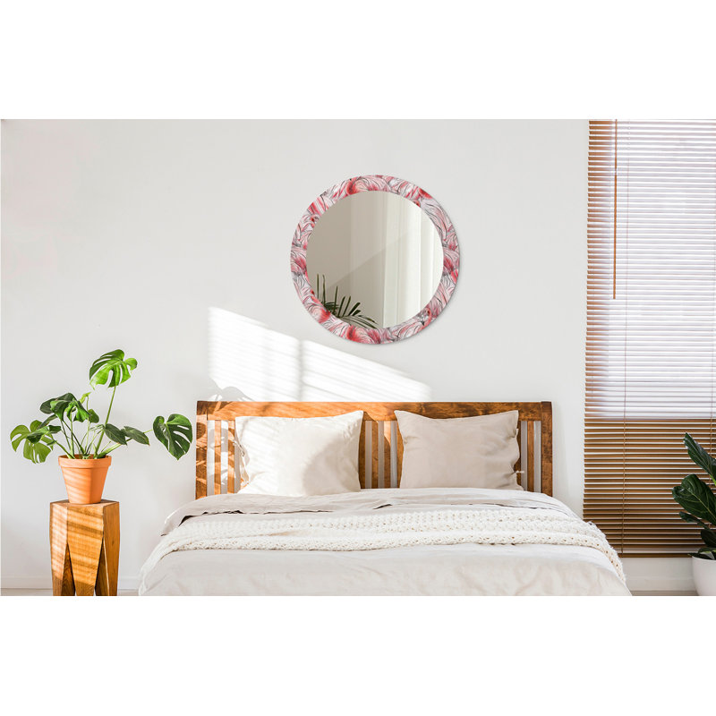 Huldar Glass Flat Wall Mirror
