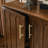 Mid Century Fluted Sideboard With Solid Wood Legs
