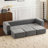 modular Chenille sofa with 3 Ottomans-522194089