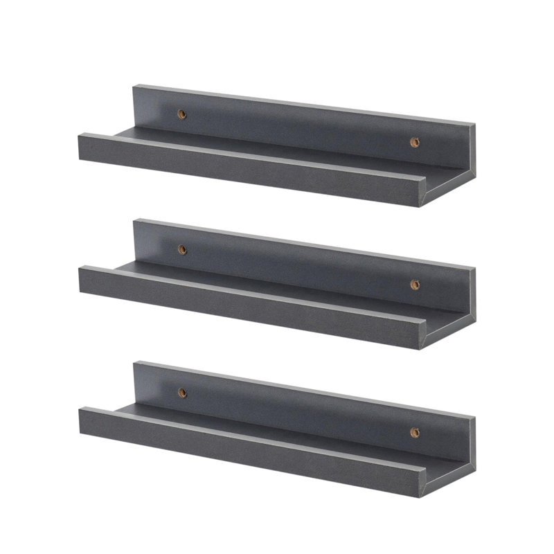 Floating Shelf, Brown, 4.5cm H x 56cm W x 8.5cm D