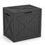Boîte de rangement d'extérieur 35 gallons imperméable et résistante aux rayons UV