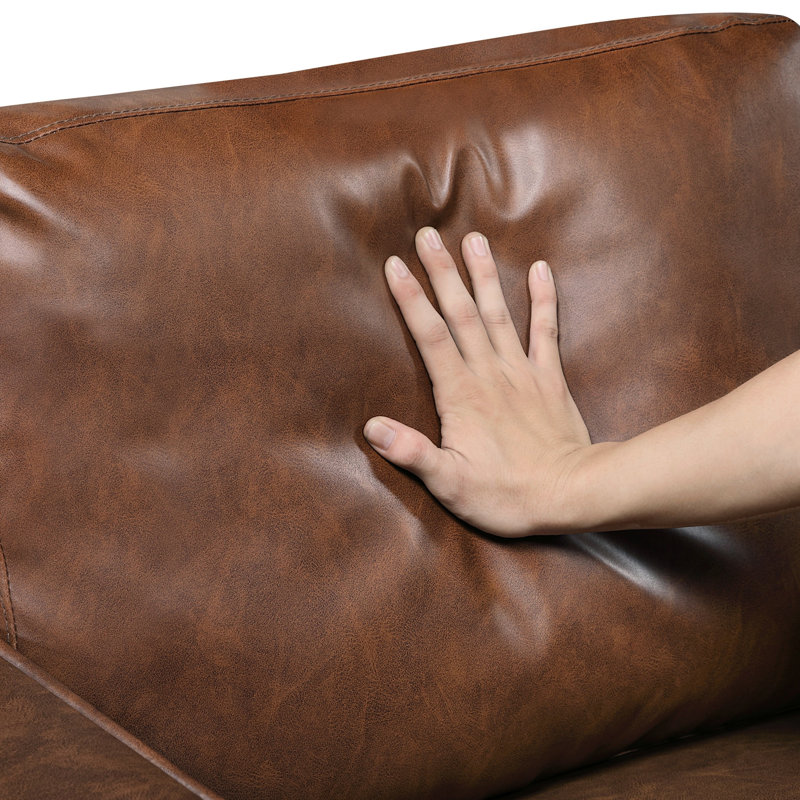 54 " Faux Leather Loveseat