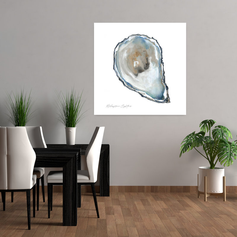 «Atlantic Oyster», art minimaliste côtier biologique minimaliste, H 36 po x l 36 po