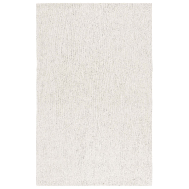 Hand Tufted Abstract Indoor Rug, Rectangle 5' x 8'
