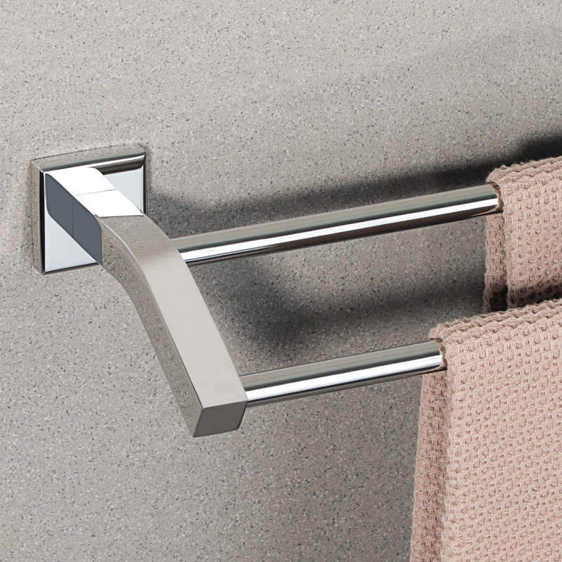 Porte-serviettes mural 29 po, Chrome poli