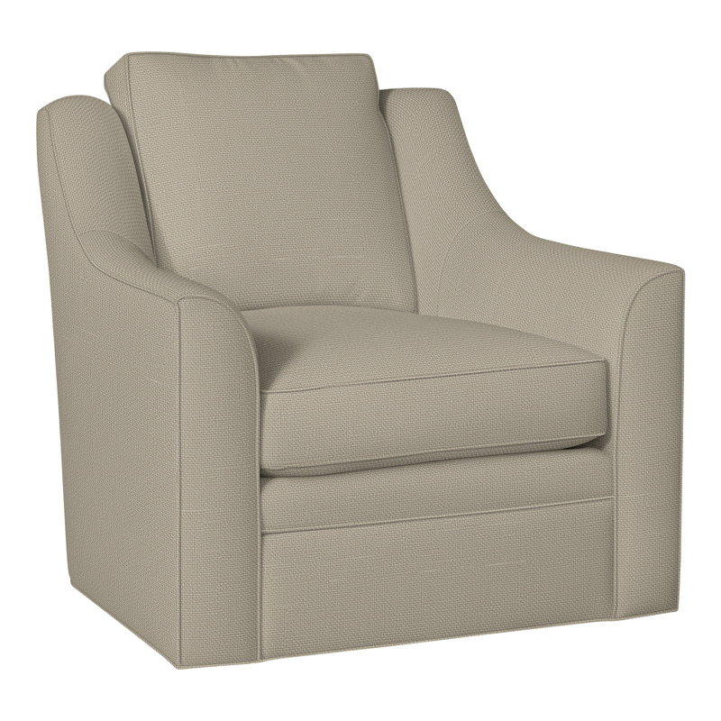 Fauteuil pivotant American Bungalow Nicholas, Toile de rameau Perigold Beagle