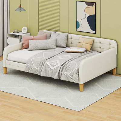Upholstered Daybed with 4 Support Legs by Mercer41