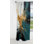 Panneau de rideau abstrait, ornement marbré vert ornemental - cascade de marbre blanc doré et vert V