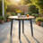Gasy Dining Table, Extendable 26-42 Inch, Wood, 2 Leaves-108208208