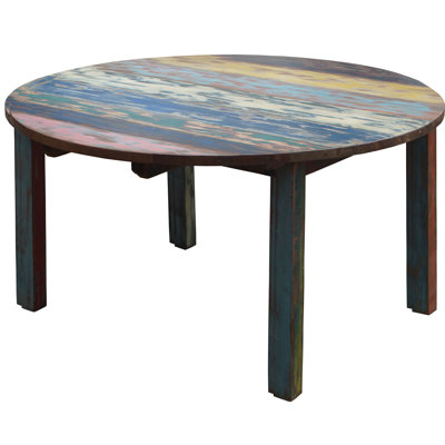 Table de salle à manger en bois massif Eleni