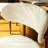 Mid-century Ash Dining Chairs Set Of 4, Brown Solid Wood Legs, Not Assembled Need, Beige Kitchen Chairs For Dining Room