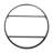 Avante 2 Piece Circle Metal Accent Shelf