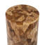 Table de bout cylindrique en bois massif