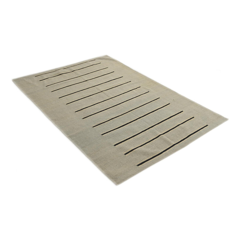 Tapis bleu clair 4 x 6 Pinkerton
