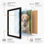 Labrador's Gentle Gaze Modern - Framed Print-2038650235-2038650233