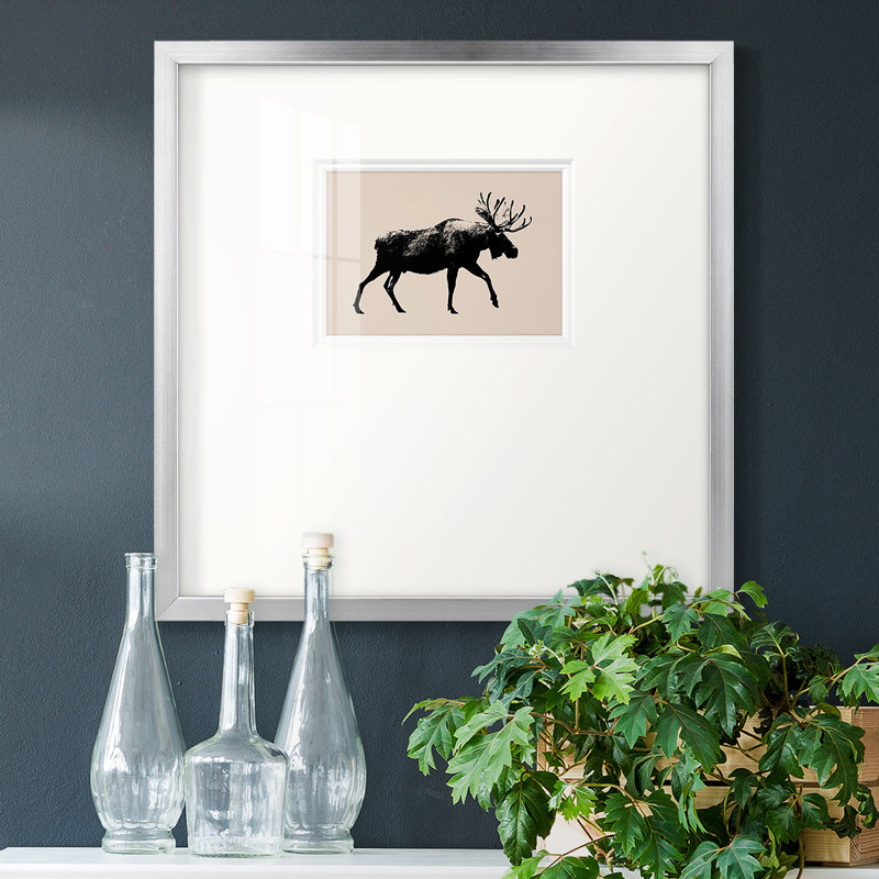 Wild Ambler I, reproduction encadrée de qualité supérieure, H 17 po x l 17 po x P 1,25 po, Papier avec cadre argenté