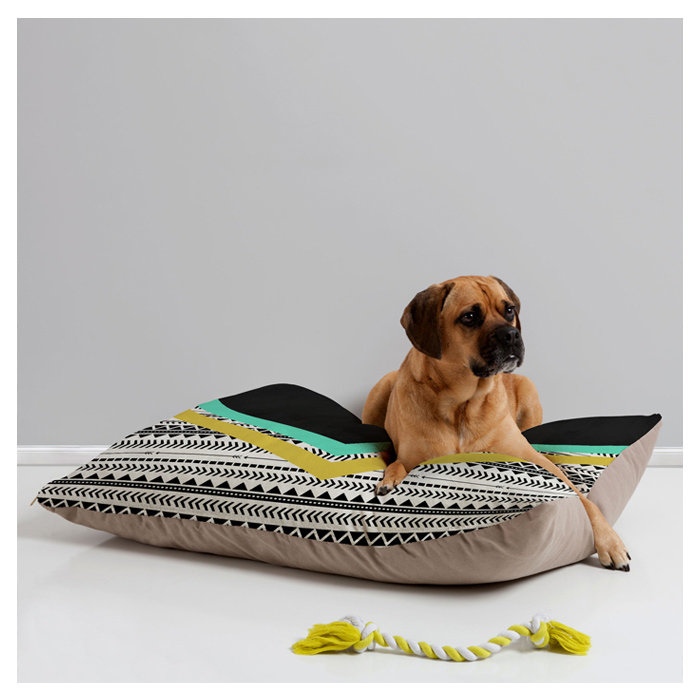 Dingess Chevron Cotton Pet Bed